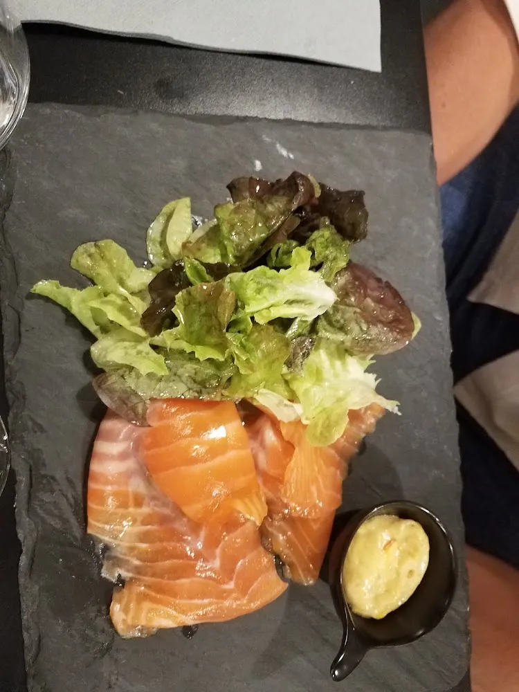 Carpaccio de Truite Fumé